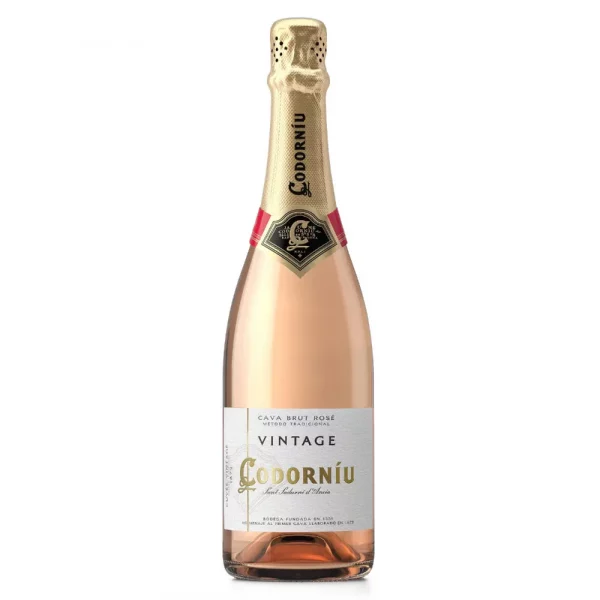 Bouteille Vintage Codorníu Cava Rosé - Livraison Cava à Domicile - The Boozy Box